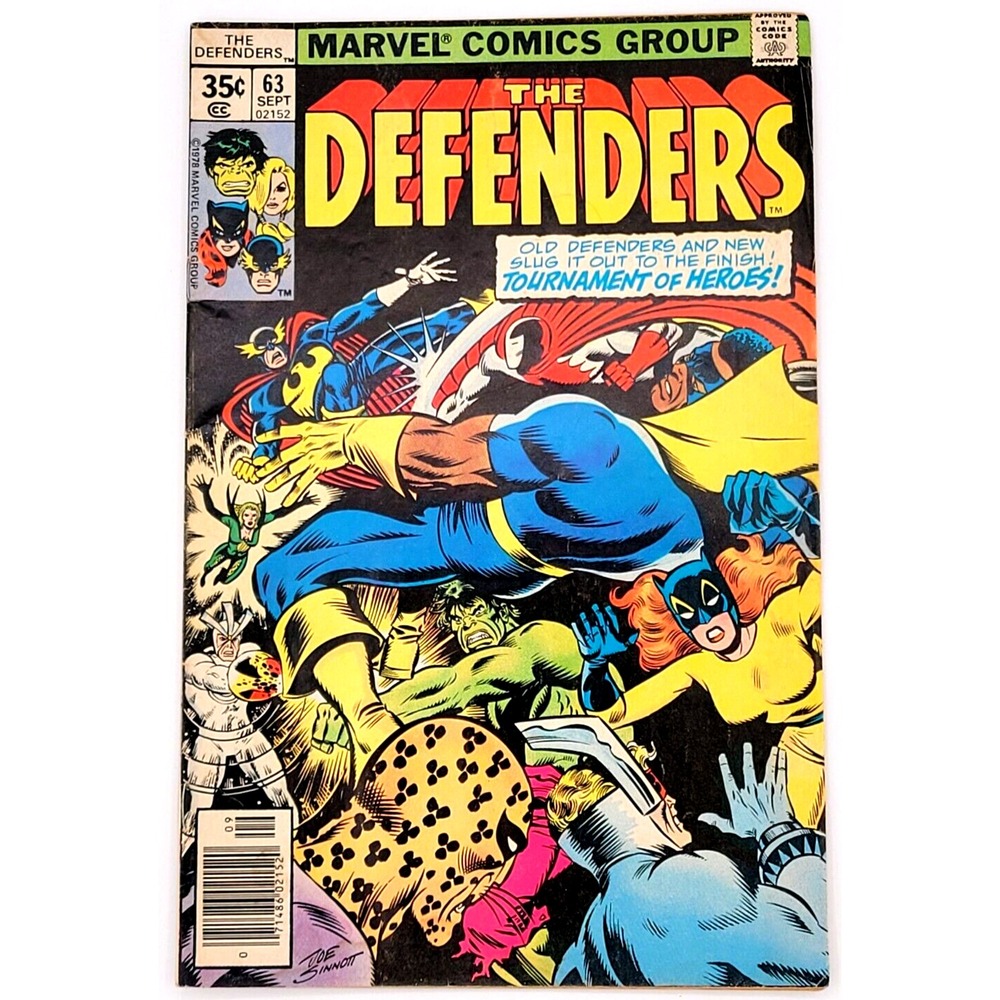 THE DEFENDERS #63 (1978) / FN- /HULK MARVEL COMICS BRONZE AGE